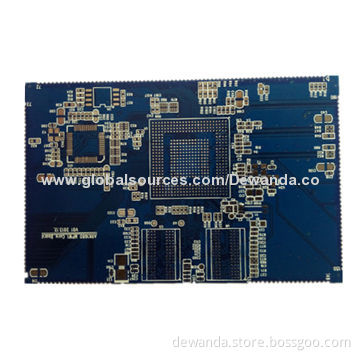 Customized 4-layer through hole printed circuit board with immersion gold